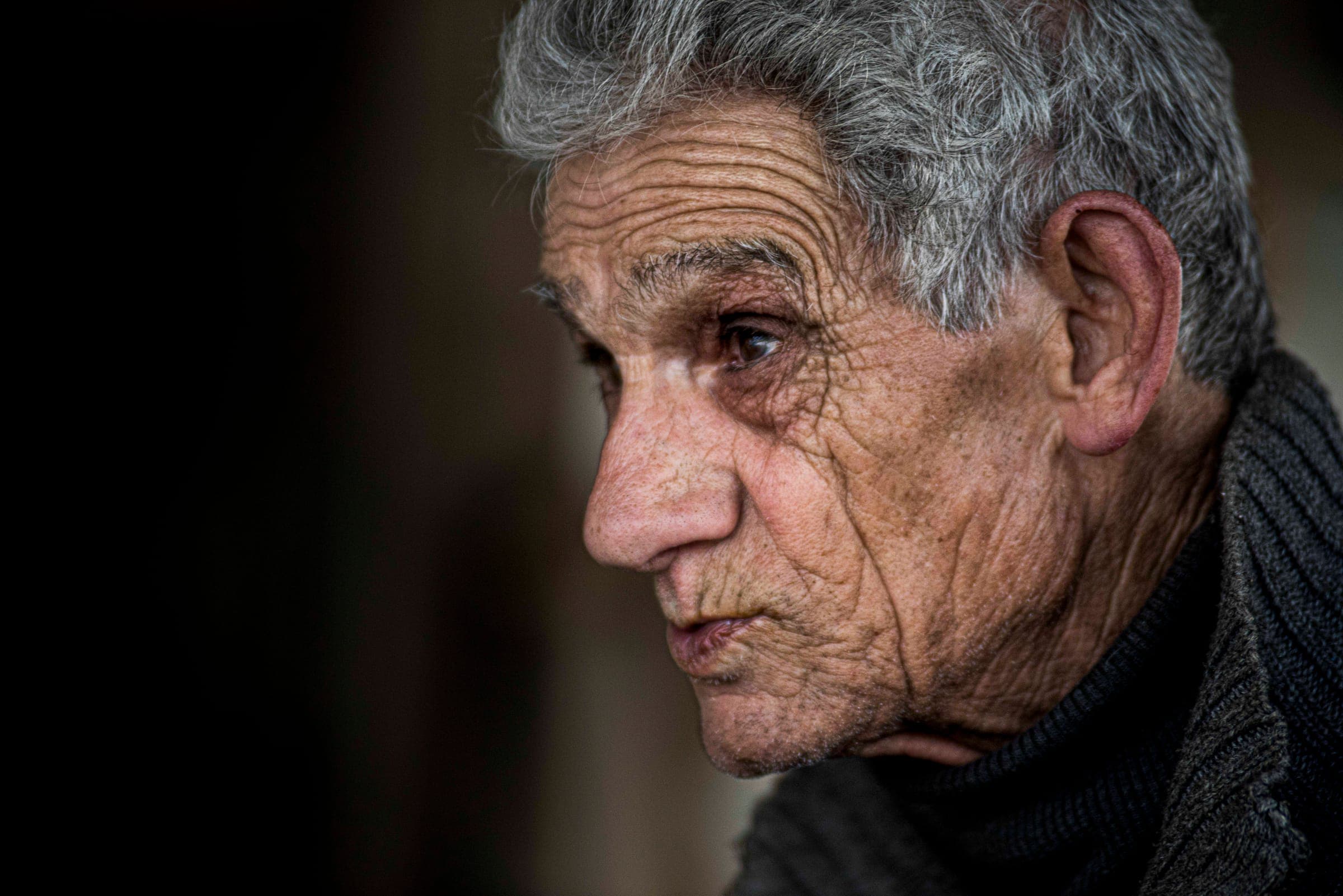 Ritratto di Antimo Vallozzi, maestro d'ascia della Darsena di Pozzuoli